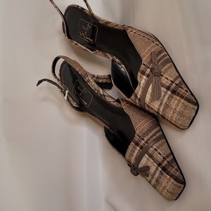 Plaid heels